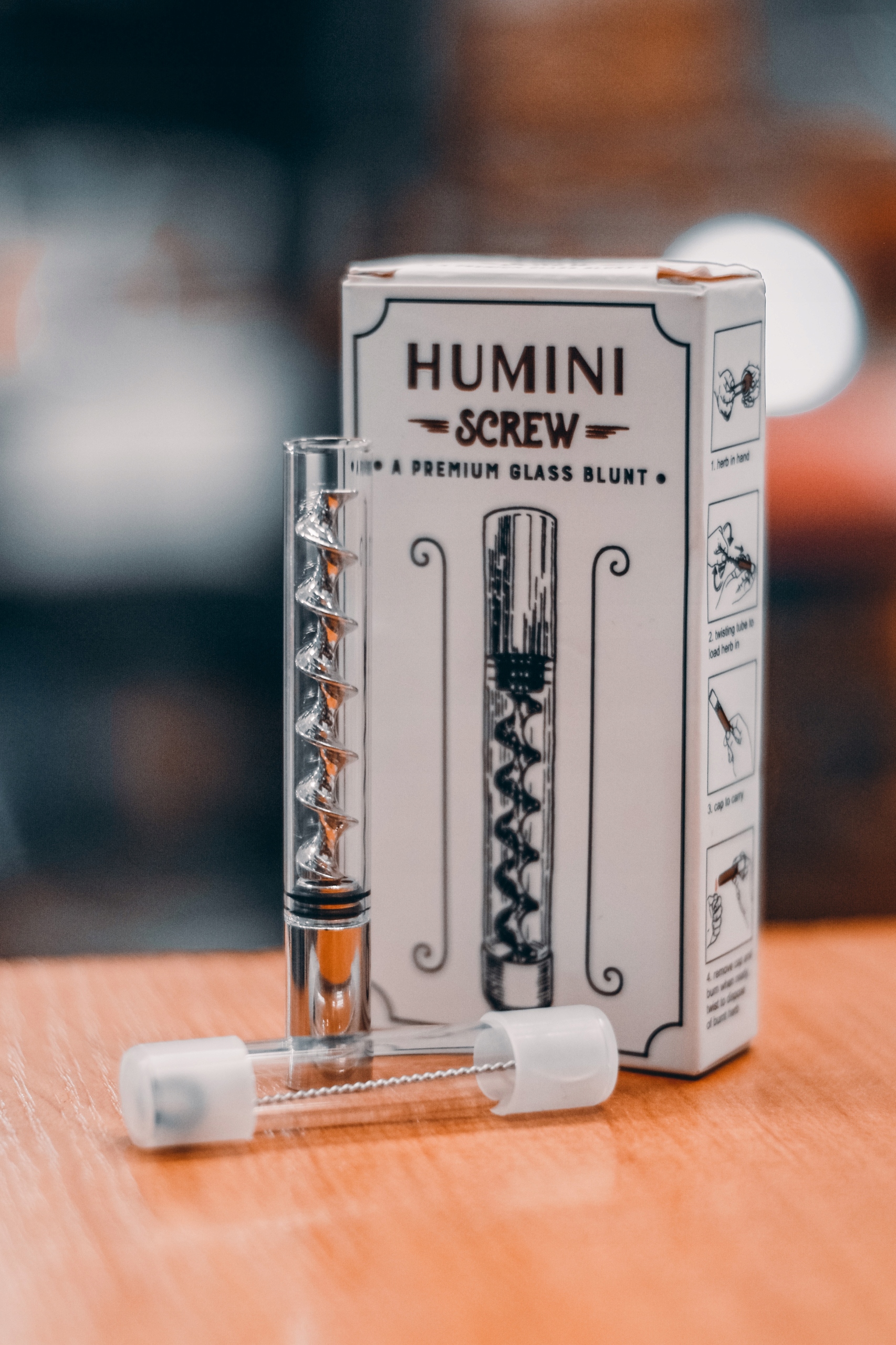 Skleněná Dýmka Blunt Trubička Šroub Šlukovka Thc Cbd