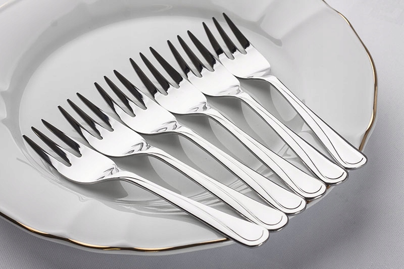 GERLACH MANGO 04GP Komplet widelczyk do ciasta 6sz Wykończenie połysk