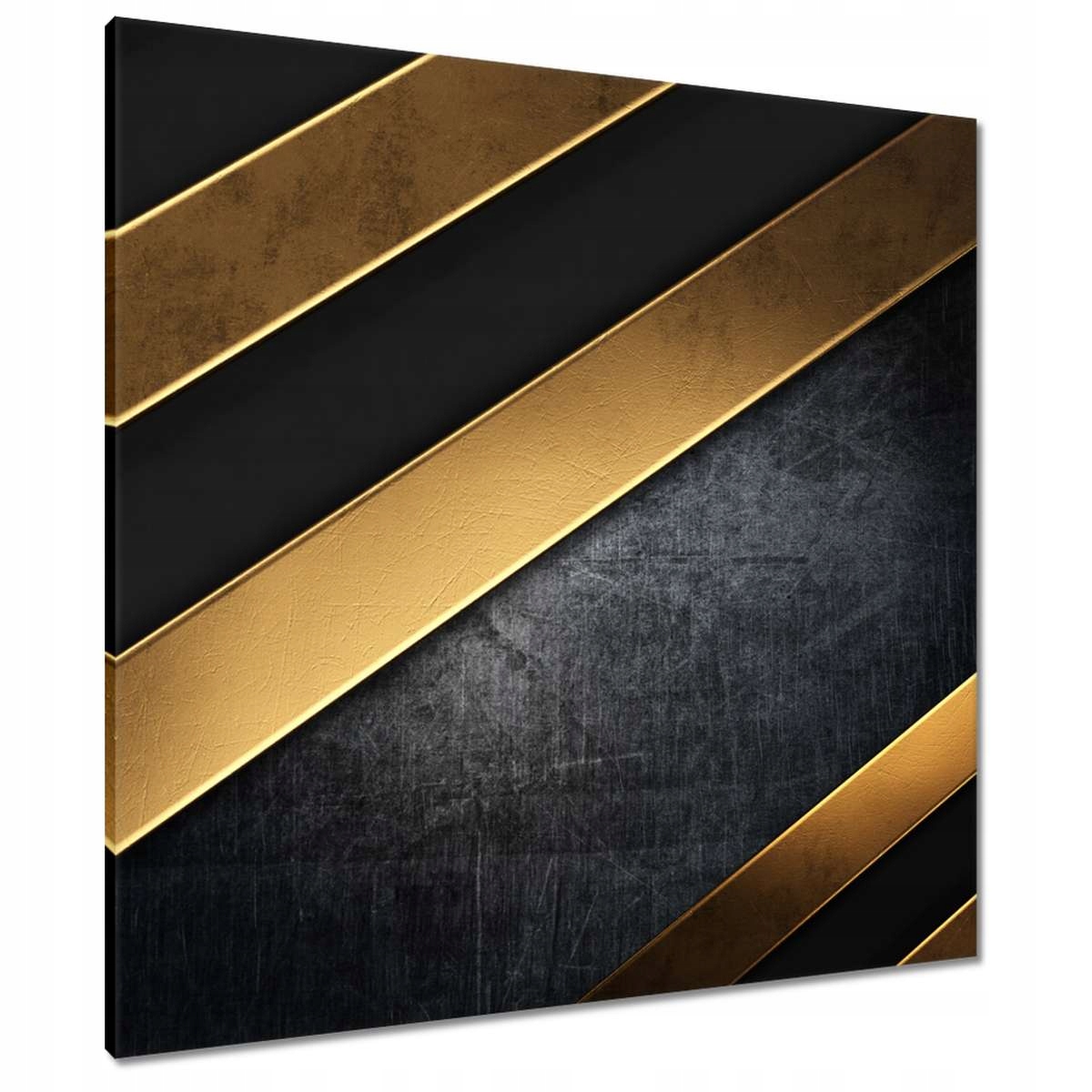 Obrazy 80x80 Zlaté pruhy