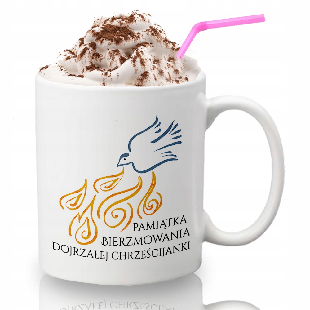 

Kubek Biały Pamiątka Sakramentu Bierzmowania