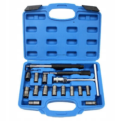 Frézy pro zásuvky vstřikovačů, 17 dílů