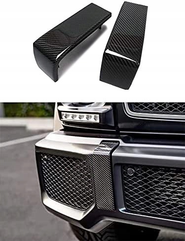 Dokładki przedniego zderzaka AMG karbon 2 szt. do Mercedesa W463 G Wagon