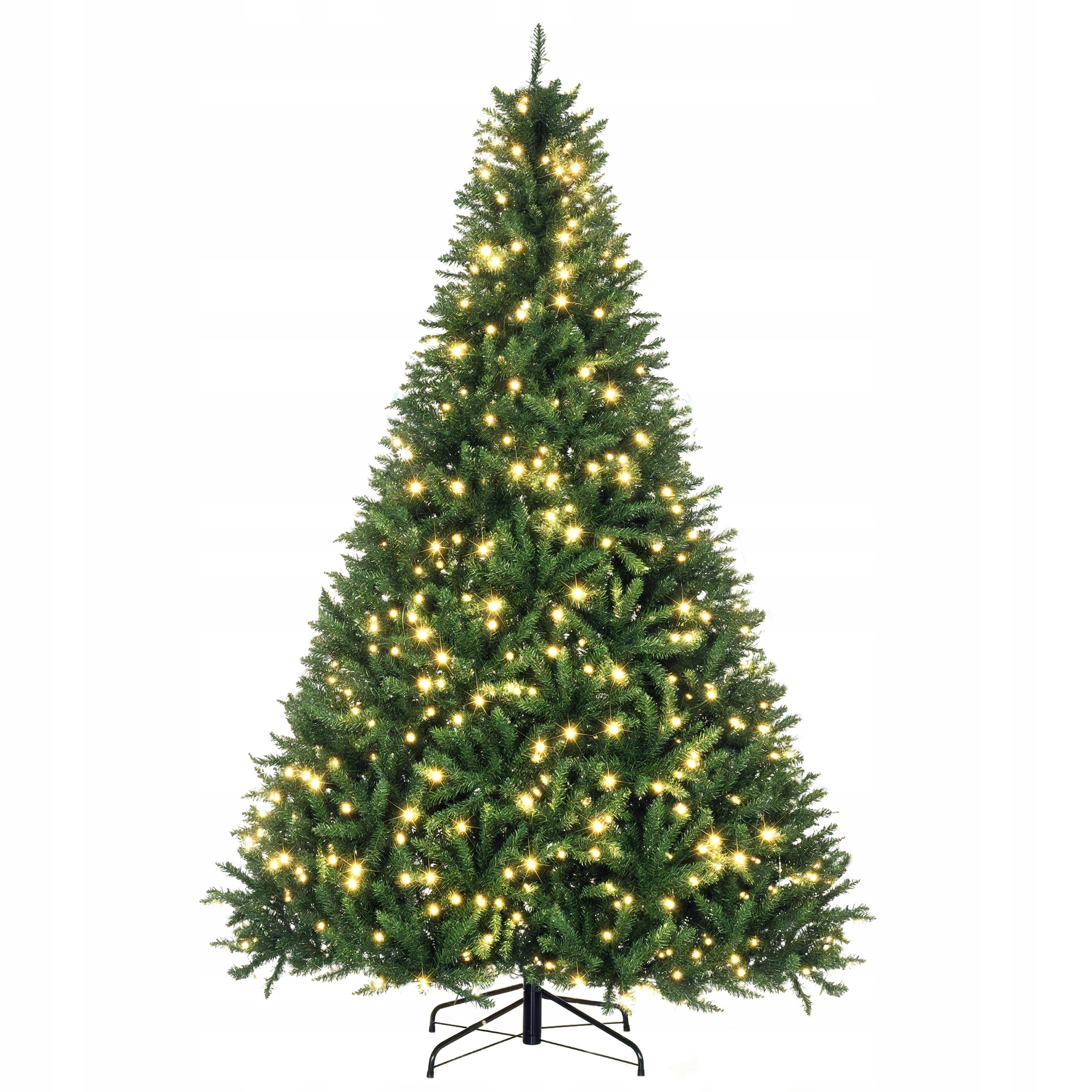 Umelý vianočný stromček 210 cm, 700 Led Homcom