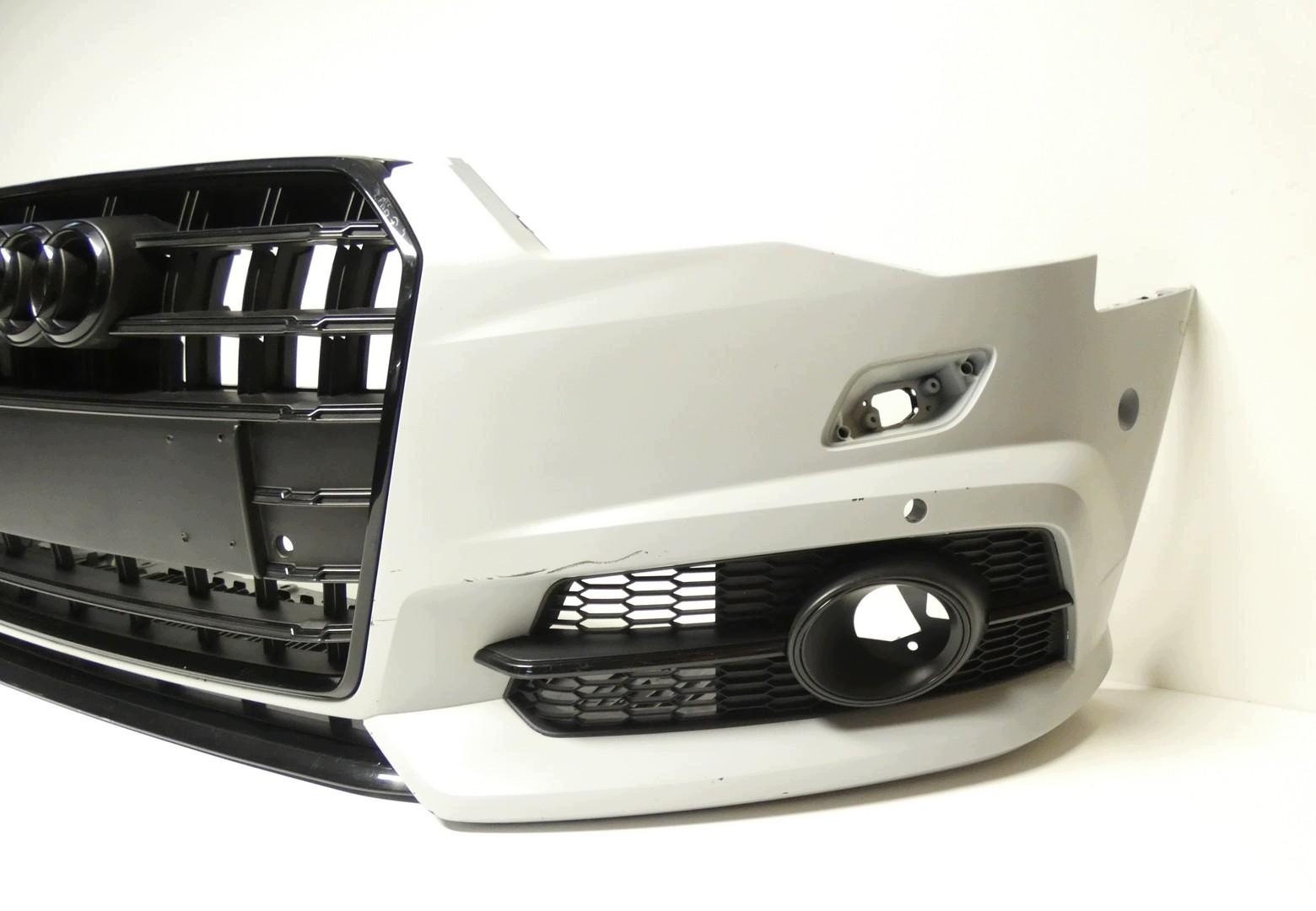 AUDI A6 C7 S-LINE LIFT 4G0807437AB 14-18 below 6 PDC washers front bumper