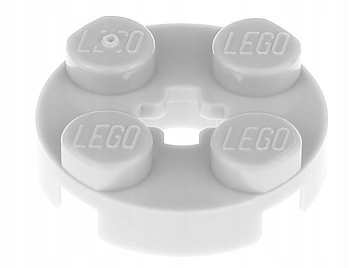 

Lego Płytka okrągła 2x2 4032 szara jasna 2 szt.