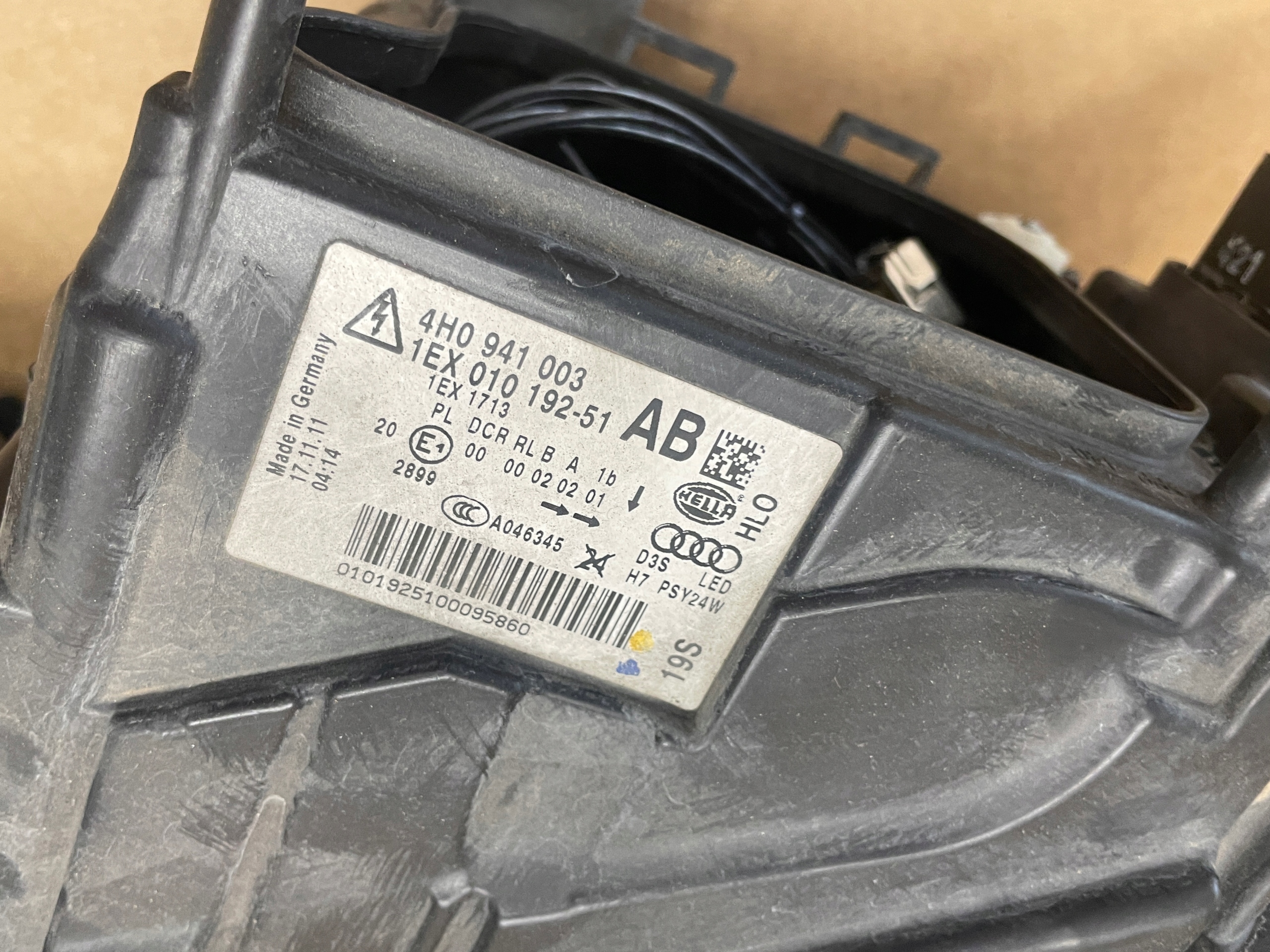 Frontscheinwerfer Audi A8 4H0941003 LED Links Scheinwerfer Headlight - Thumbnail 6