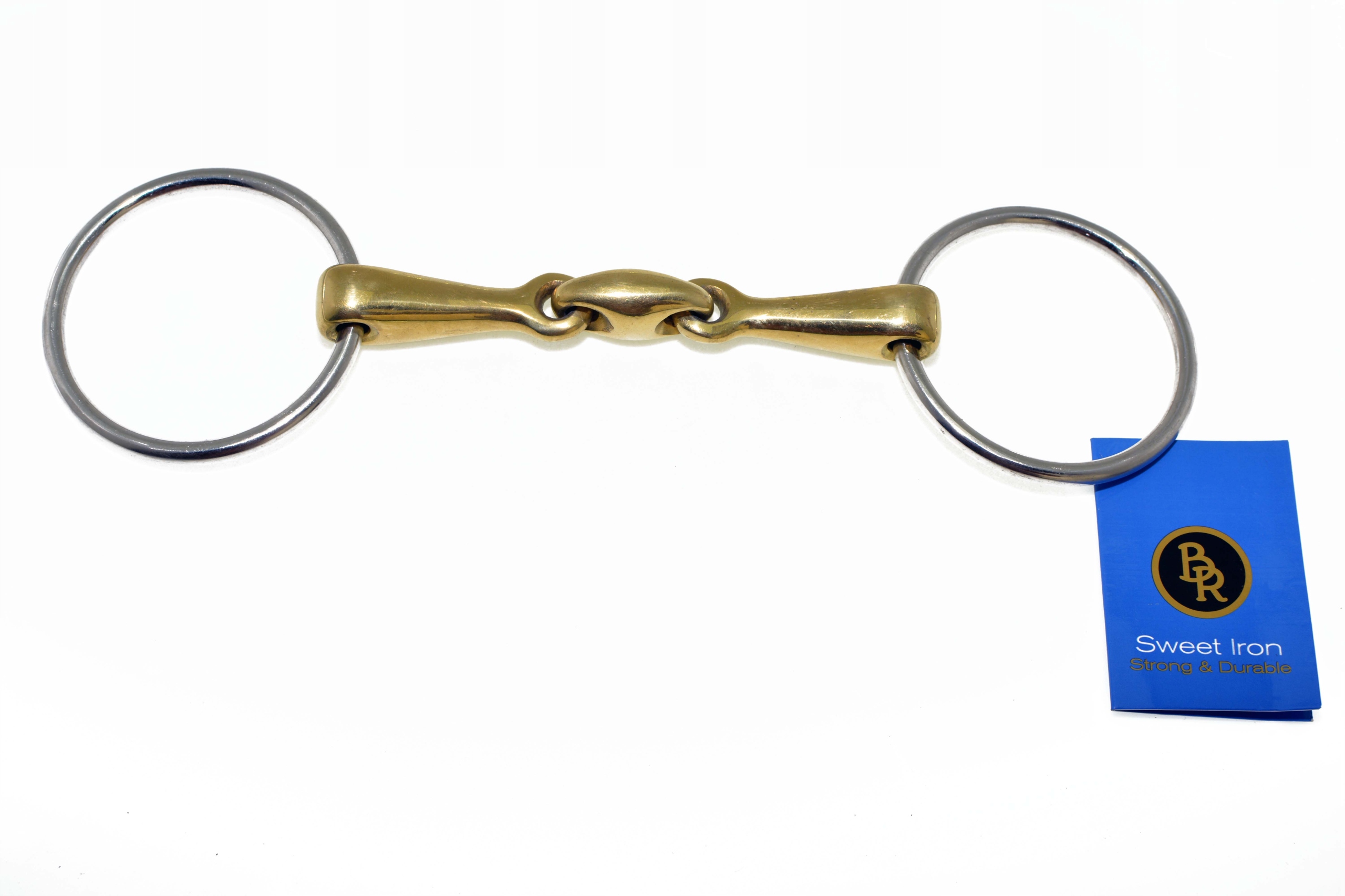 Wędzidło podwójne łamane podwójnie łamane z argentanu 12,5 cm EAN (GTIN) 4000315130955