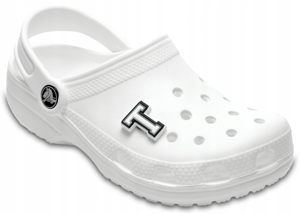 przypinka do butów crocs litera t Model CROCS JIBBITZ NEW