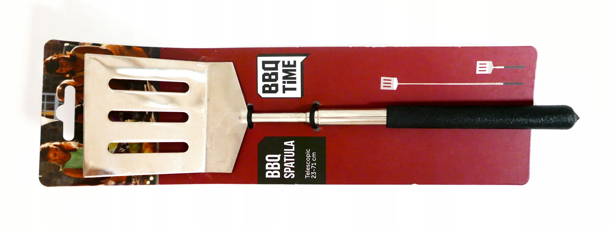

Łopatka do grilla z uchwytem teleskopowym 23-71 cm