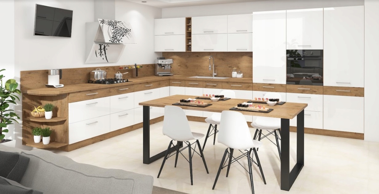 

Stół 185x67 metalowe nogi Loft In dąb artisan