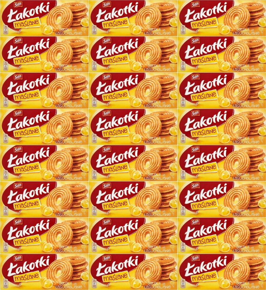 Ciastka łakotki maślane ciasteczka 168g x24