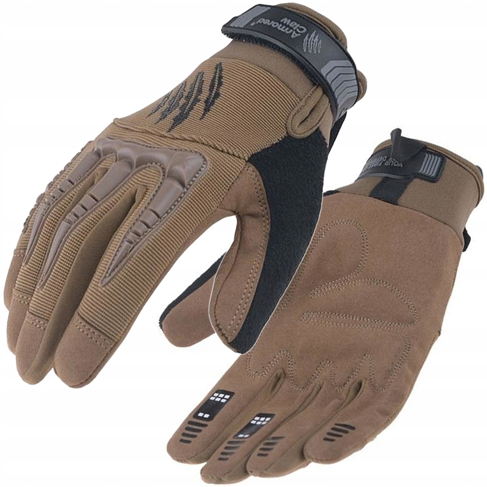 Rękawice Taktyczne Armored Claw BattleFlex Wojskowe Tan XL