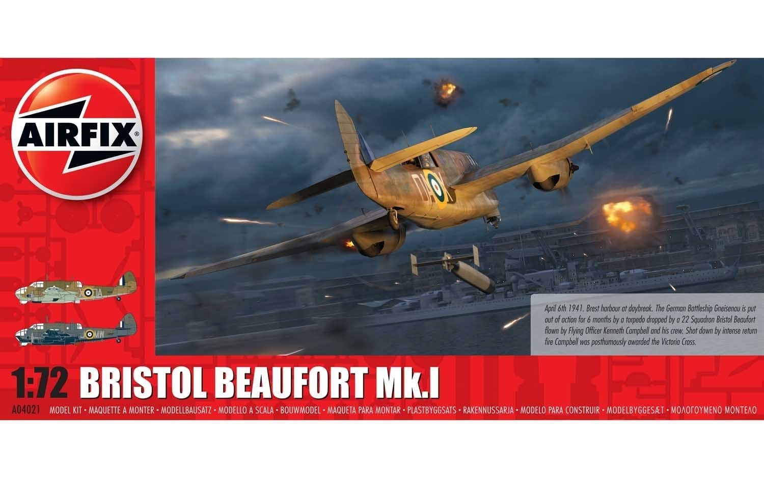 Airfix 04021 1/72 Bristol Beaufort Mk.I