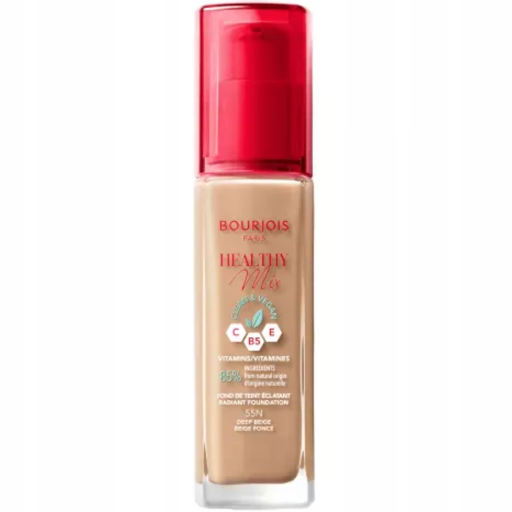 Bourjois Healthy Mix Nawilżający Podkład Do Twarzy 55 Deep Beige 30ml-Zdjęcie-0