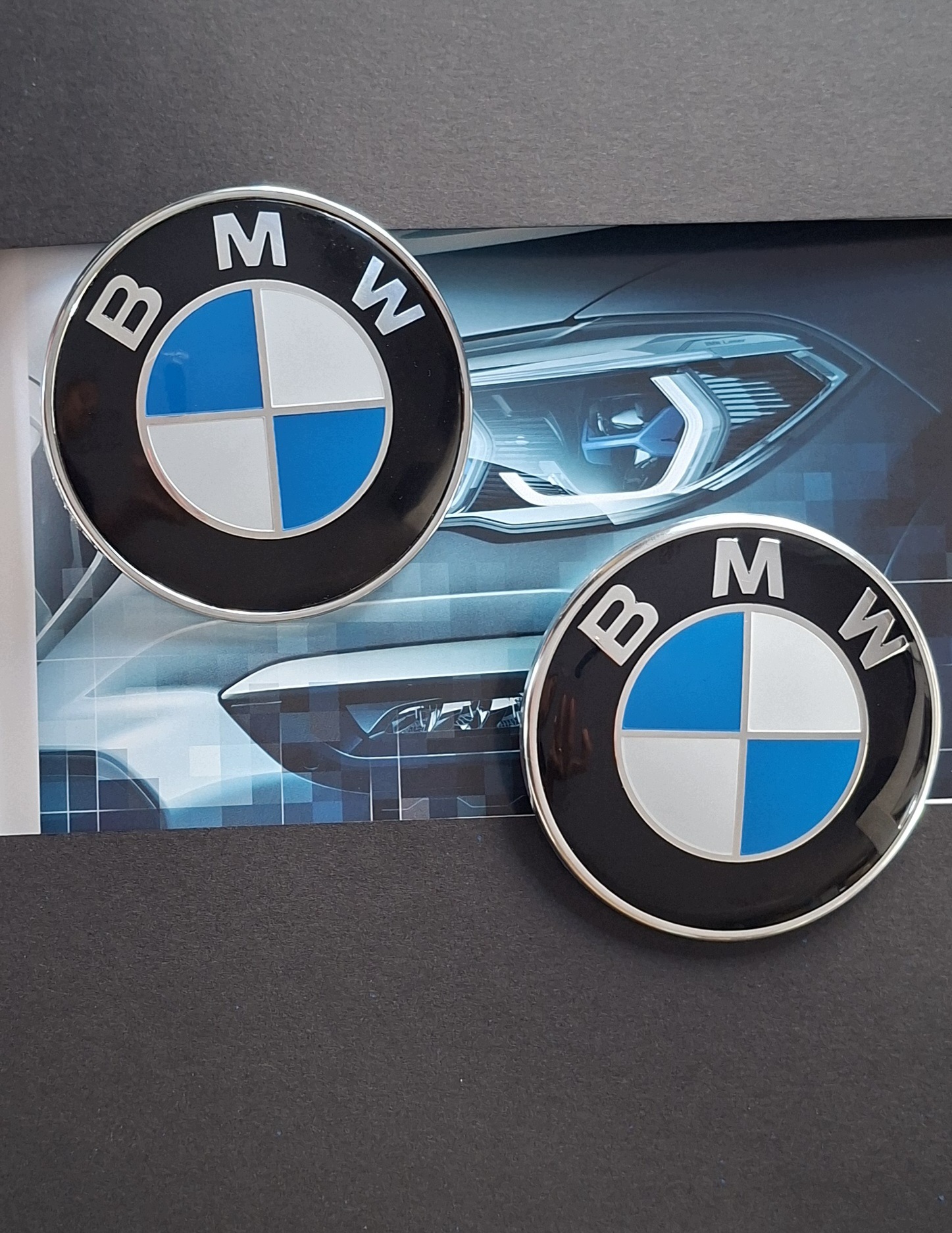 Nowe Logo Emblemat znaczek do Bmw E39 na maskę 82mm i klapę 78mm