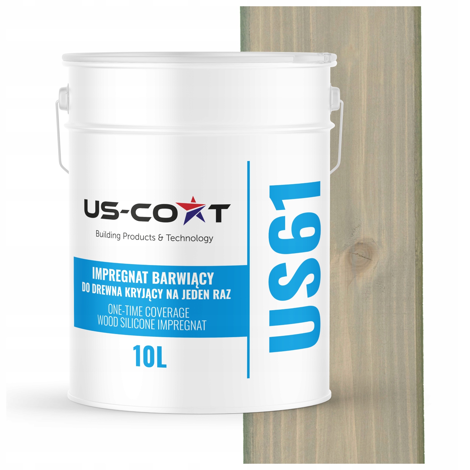 Impregnat Na Dřevo Extra Barva S Vosky Chron Najednou Světlá Šedá 10L