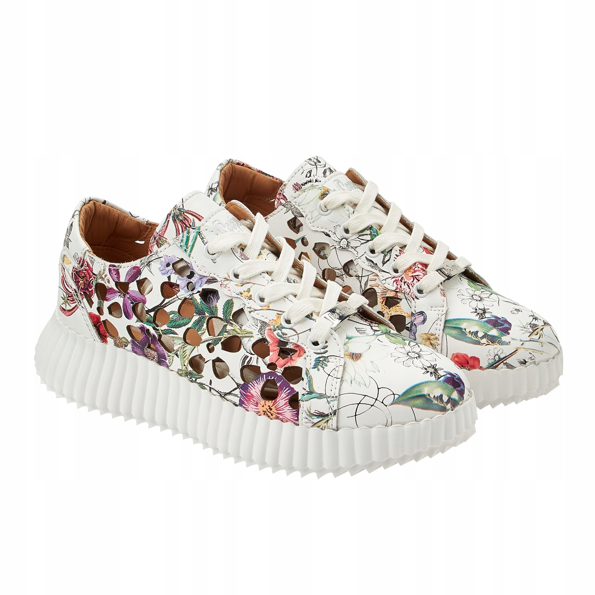 Dámské sportovní boty Lee Cooper vel.36 tenisky kůže módní květiny