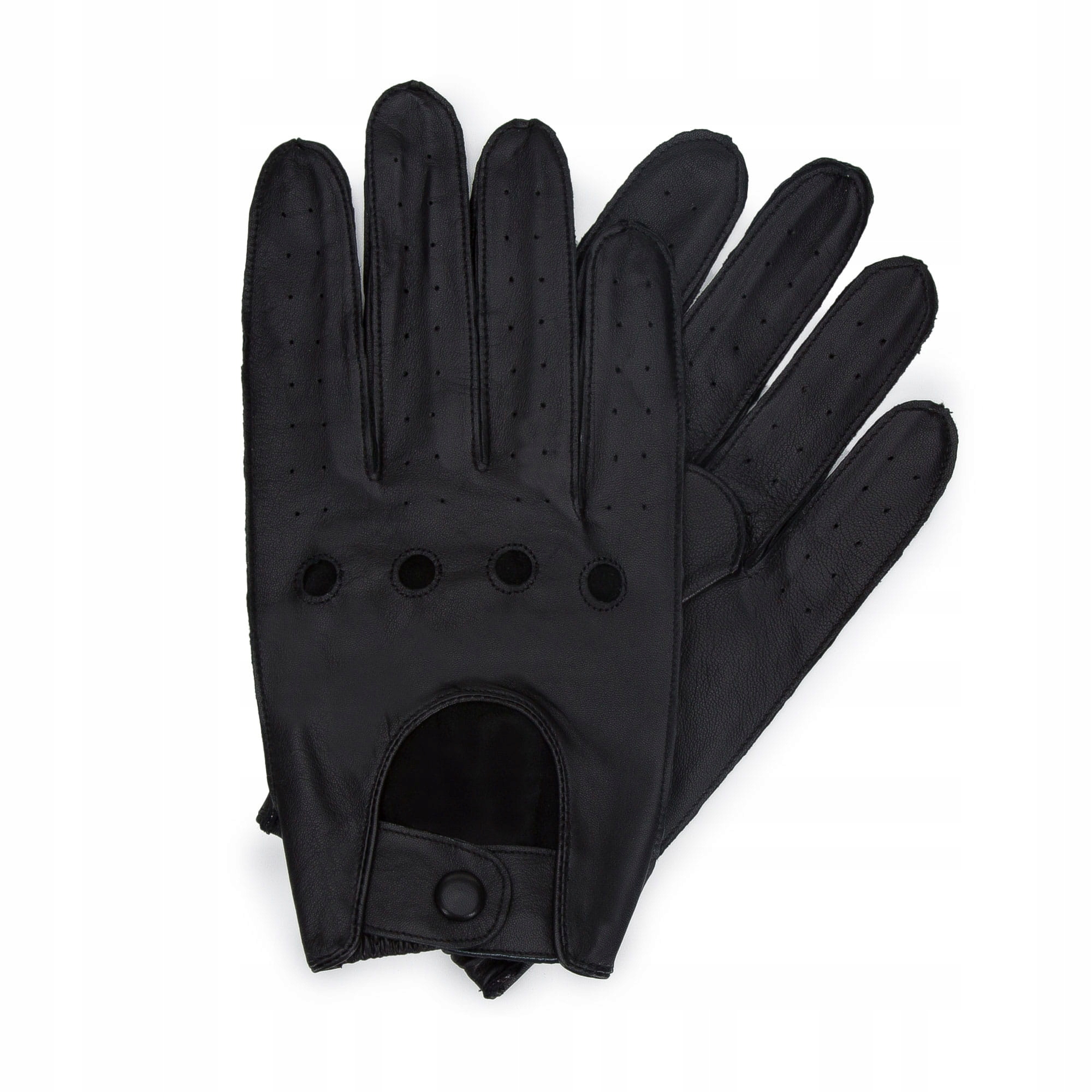 Pánské automobilové rukavice Wittchen 46-6A-001-1 M, Černé