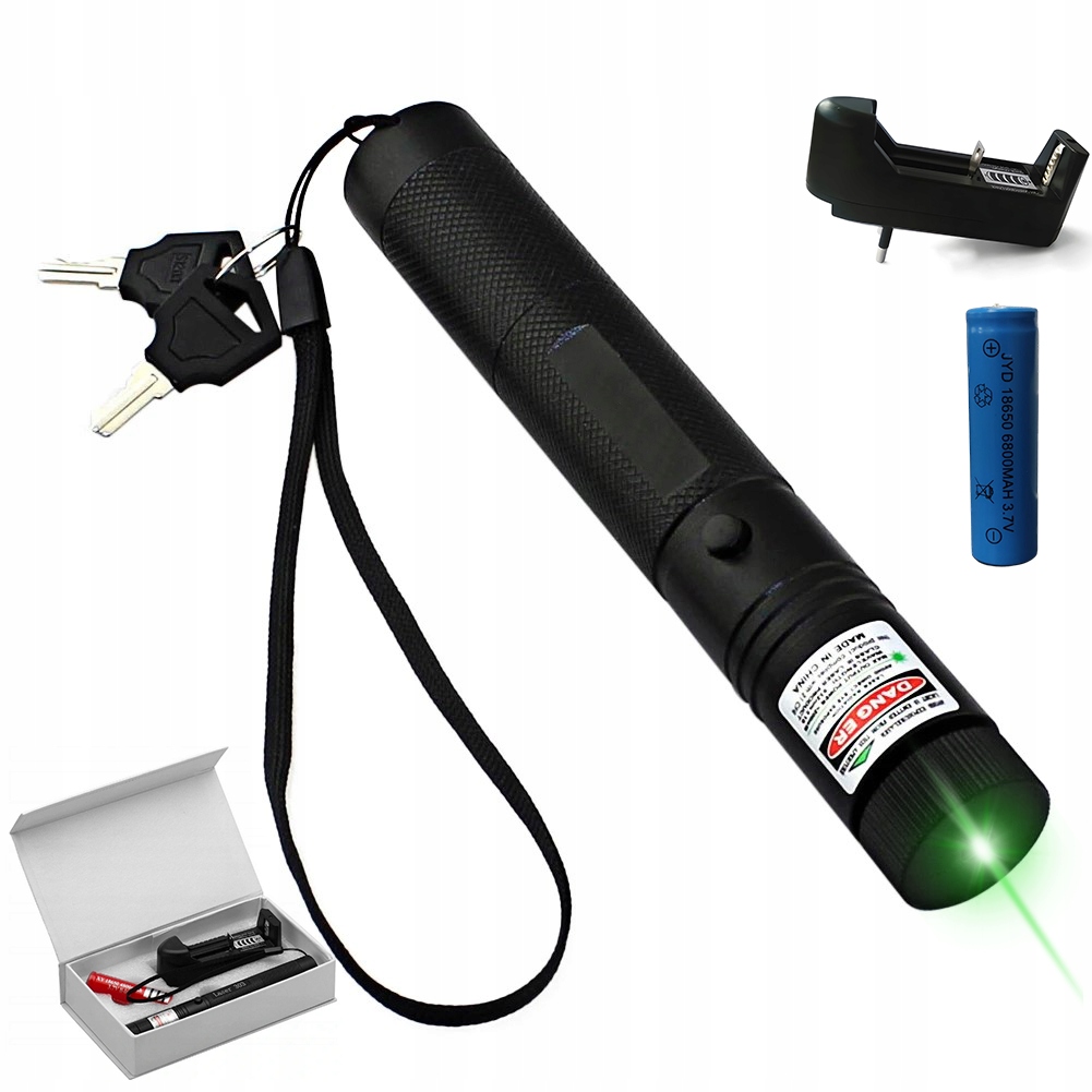 

Mocny Wskaźnik Laserowy Laser Pointer Zielony 80KM