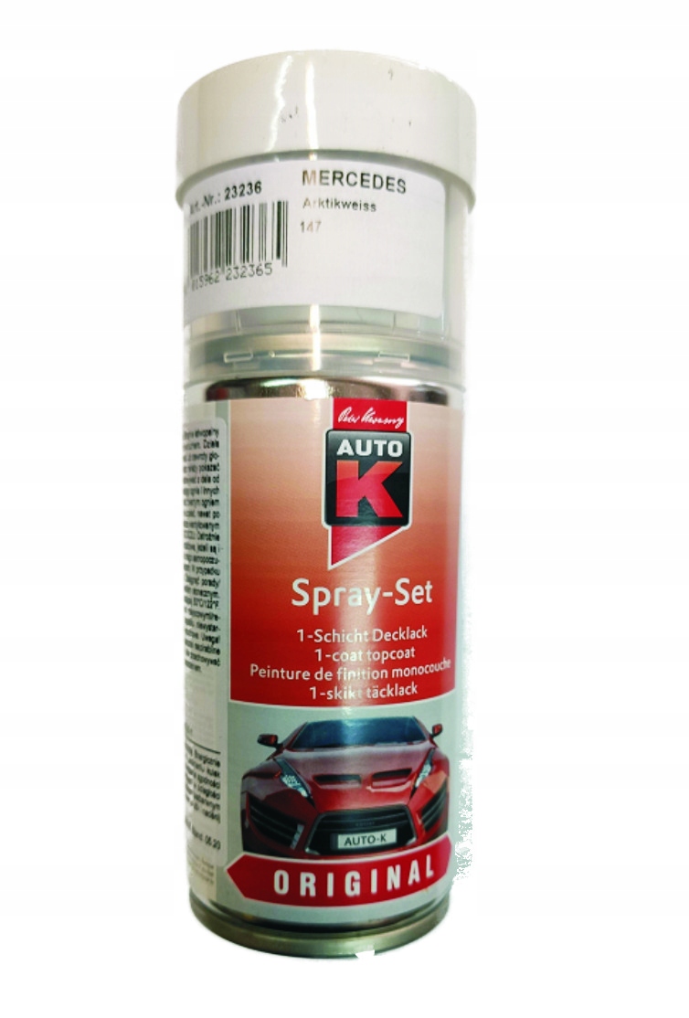 

Mercedes 147 Arktikweiss Lakier Zaprawka Spray
