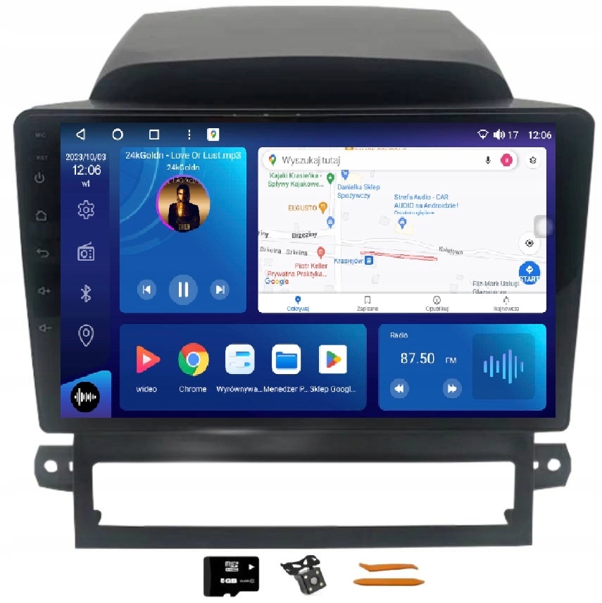 Rádio Android Navigácia Qled Carplay Lte 128GB Chevrolet Captiva 1 06-12