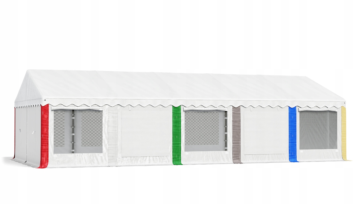 Namiot Imprezowy 4x6m Magazynowy DAS 240 S Szerokość 4 m