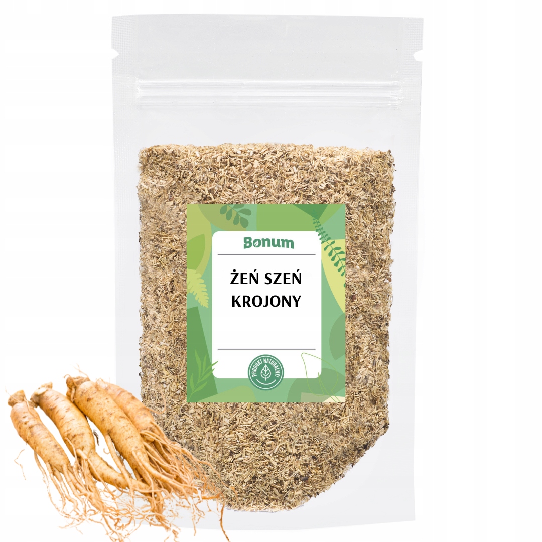 Sibiřský ženšen Energia krájený řezaný Bylinky kořen Vitalita 1kg Bonum