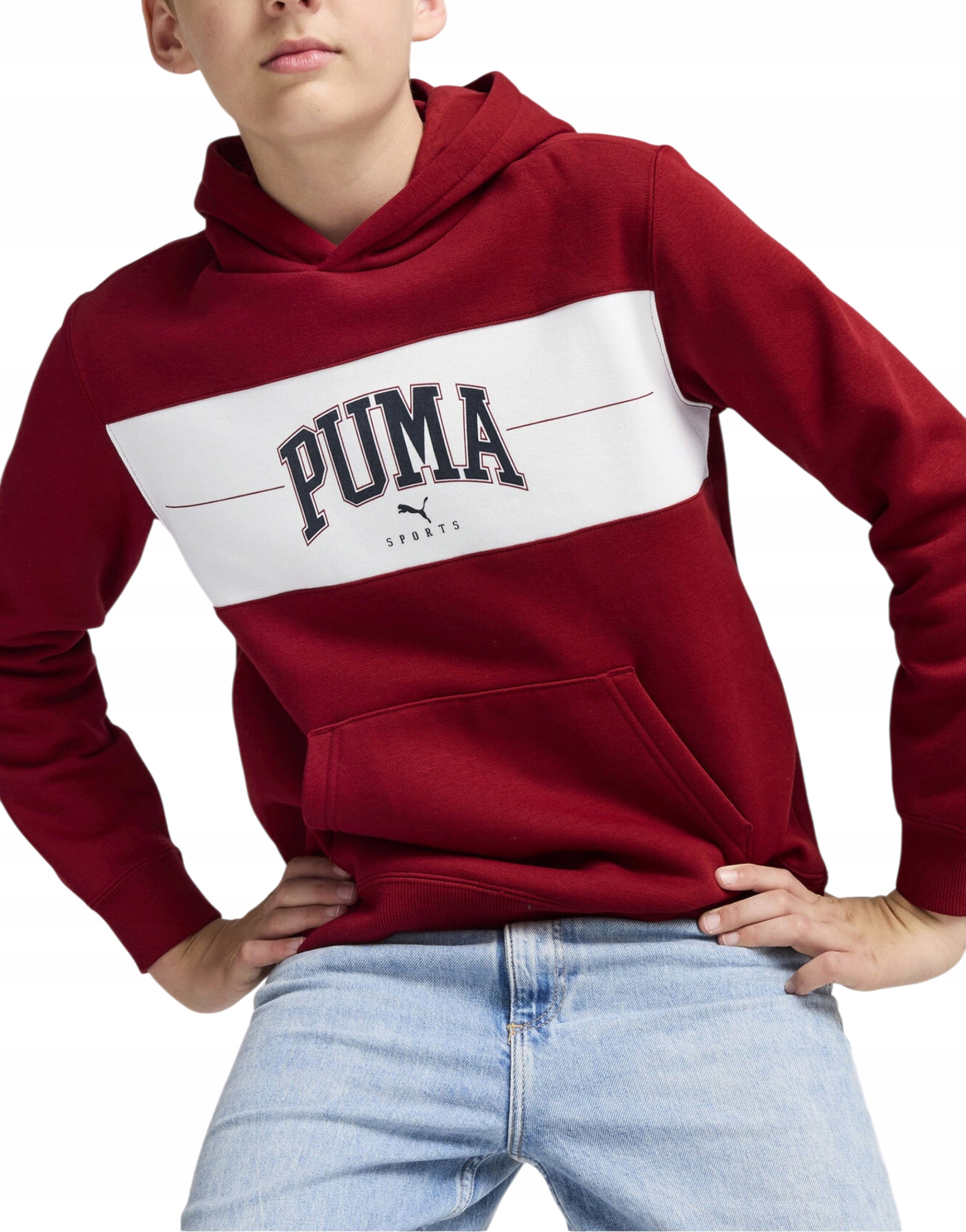 Puma Bluza Dziecięca Chłopięca Sportowa Bawełniana Z Kapturem r. 164