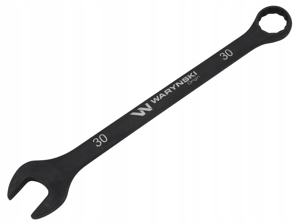 Klucz płasko-oczkowy, 30 mm CrV standard Asme B107-2010, Waryński