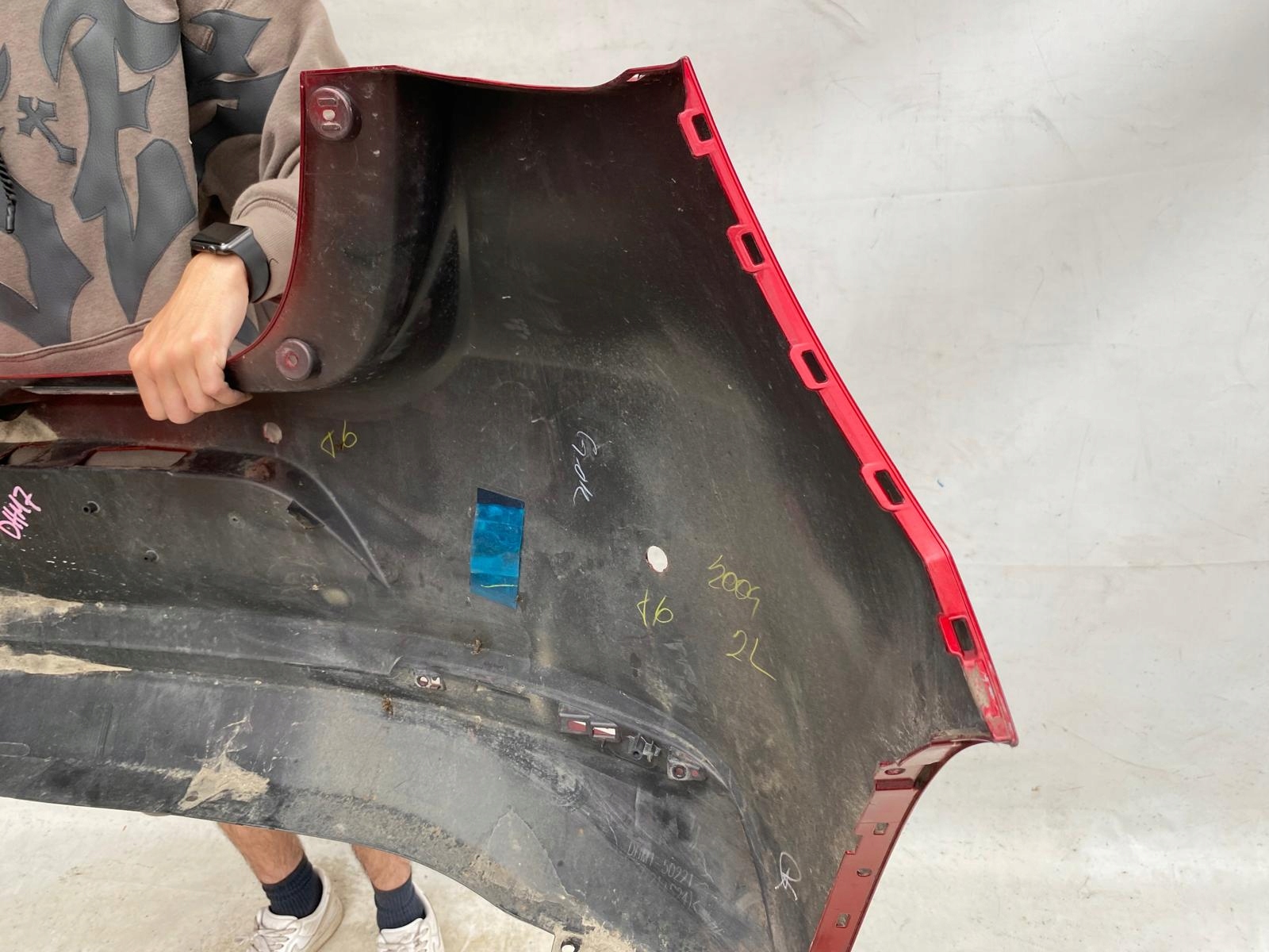 MAZDA 2 III LIFT 19-23 bumper rear part rear PDC DHM1-50221