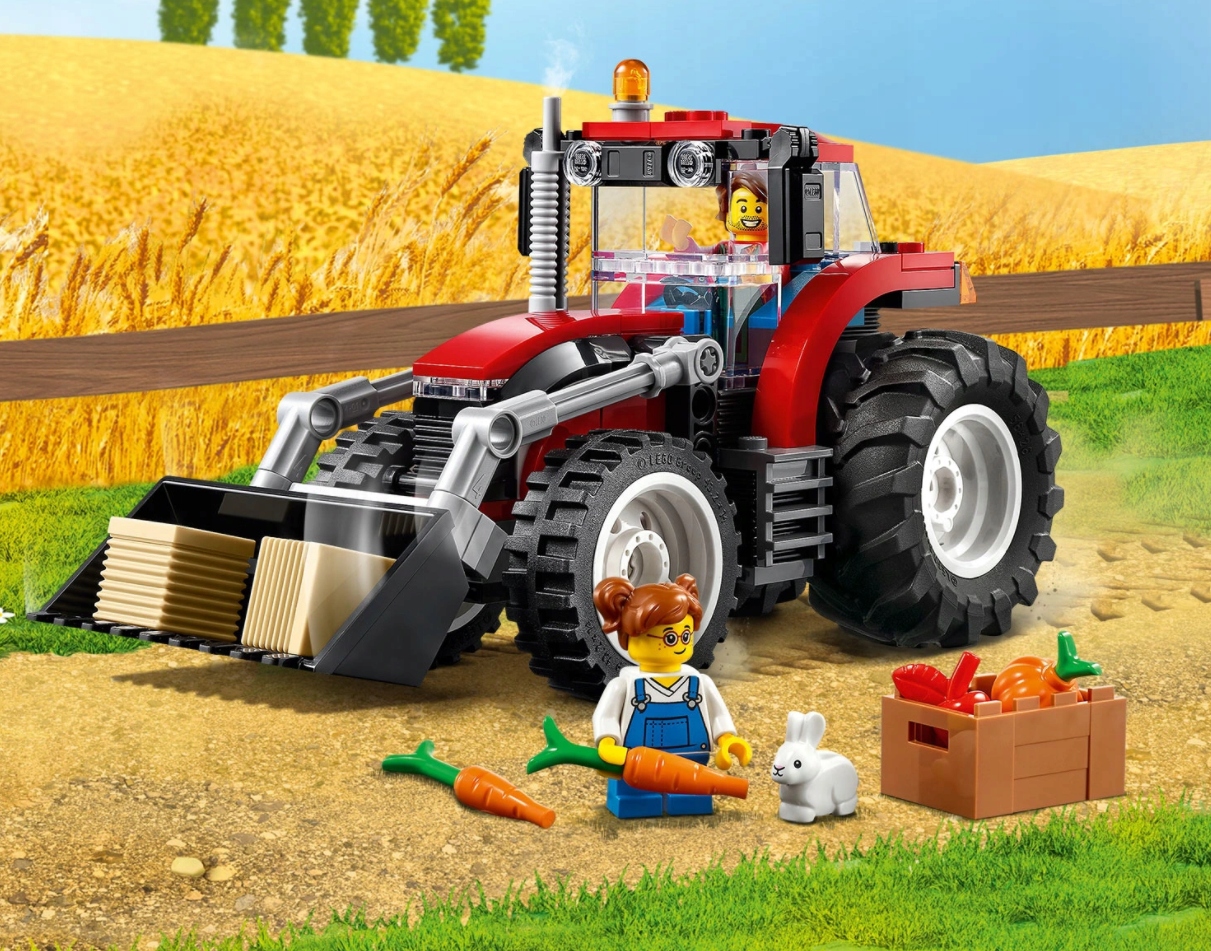 LEGO City Traktor 60287 Farma Ruchoma Łyżka Stan opakowania oryginalne