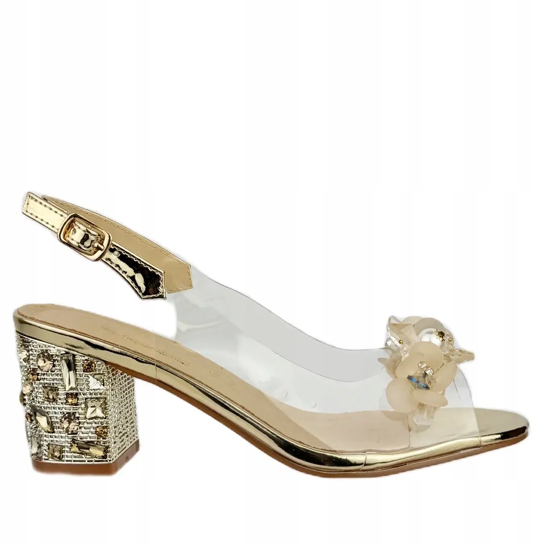 Dámské sandály S.Barski MR51-727 zlaté 36, zlaté