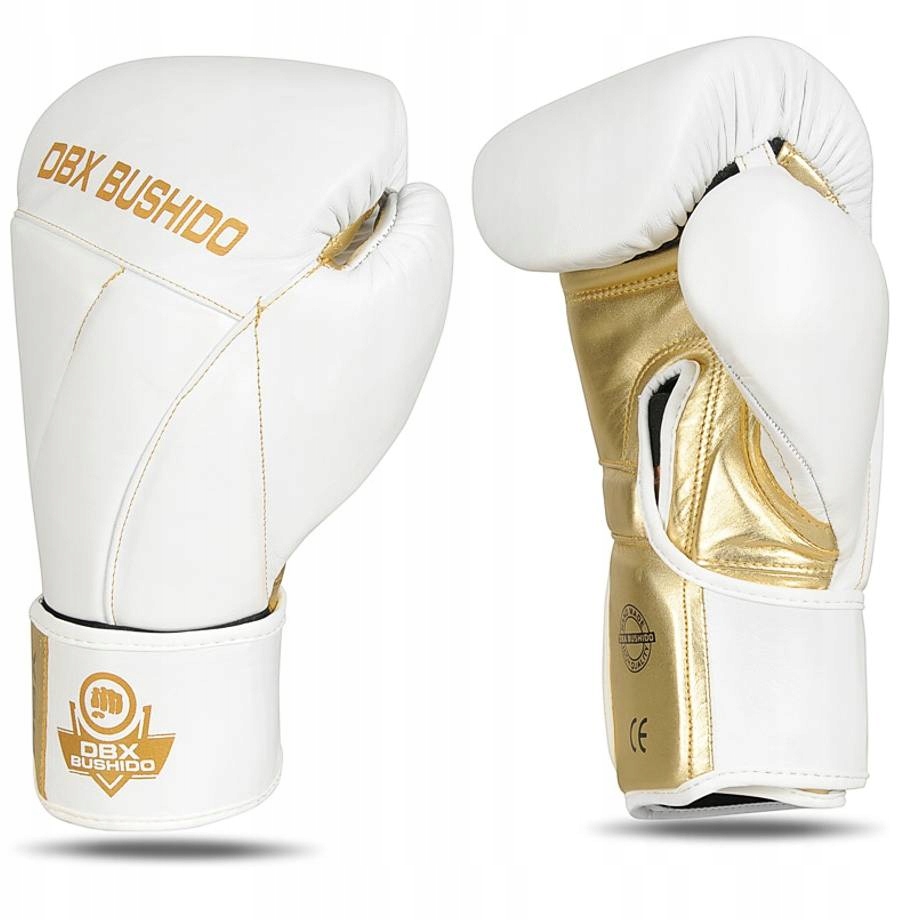 Rękawice bokserskie Dbx Bushido B-2v19 Hammer White 14 oz skóra naturalna