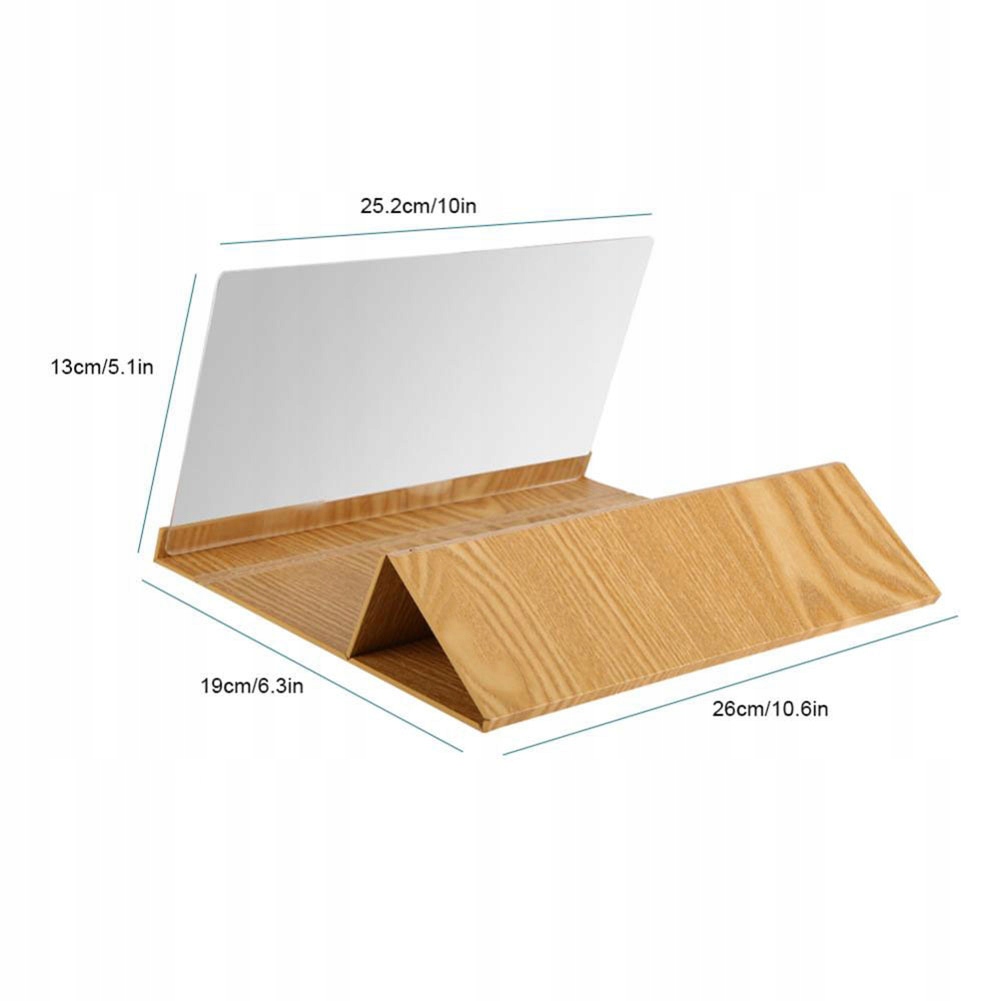 WZMACNIACZ EKRANU TELEFONU Z DREWNEM 12 CALA Stan opakowania oryginalne