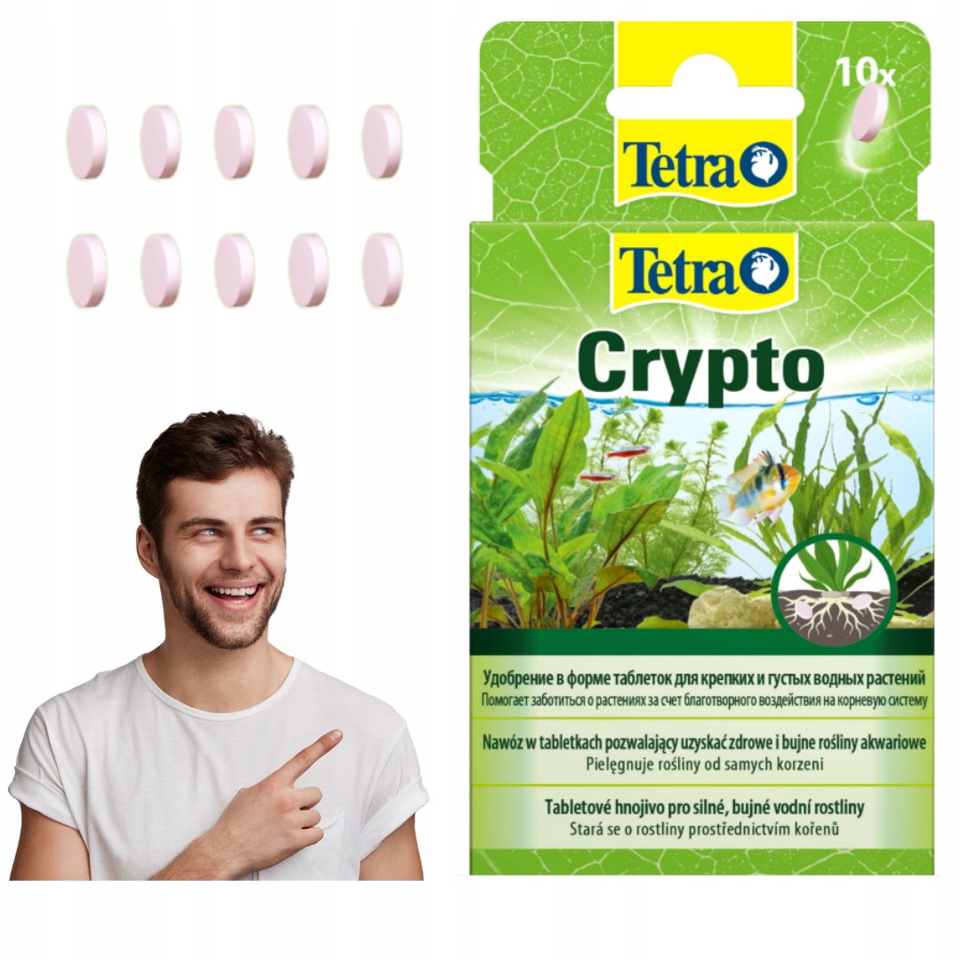 Tetra CRYPTO 10 TABL NAWÓZ DLA ROŚLIN W TABLETKACH • Cena, Opinie - Allegro