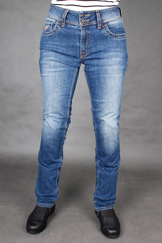 FREESTAR RAYA DAMSKIE JEANSY MOTOCYKLOWE - KEVLAR Materiał jeans