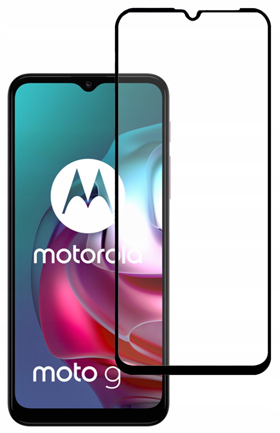 

Szkło Hartowane Czarne do Motorola Moto G30