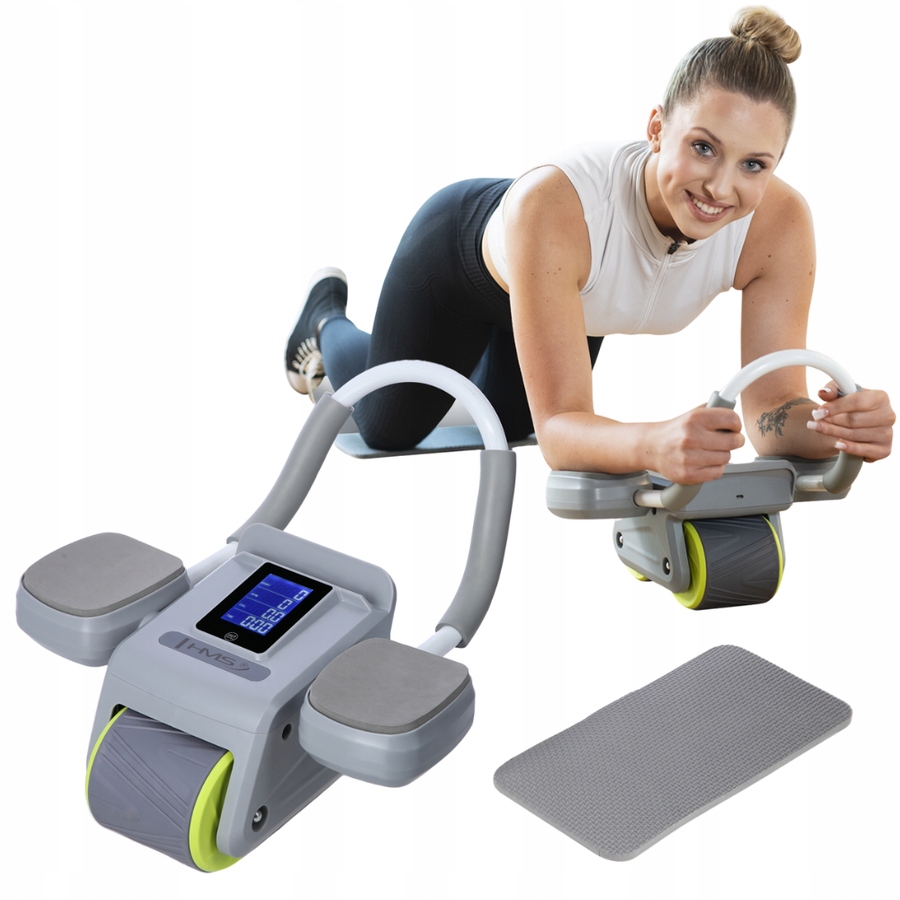 Hms Automatické kolečko na cvičení fitness Břišních Svalů s displejem