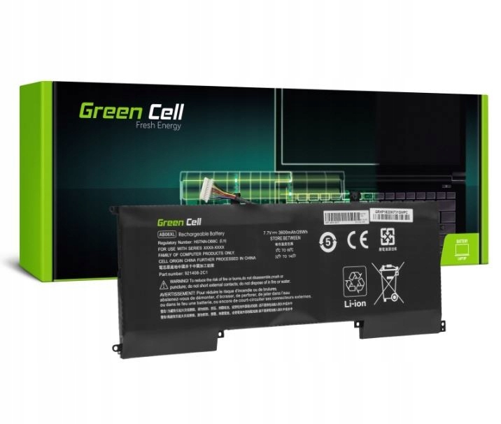 Green Cell Baterie AB06XL 7,7V 3600mAh pro Hp Envy 13-AD