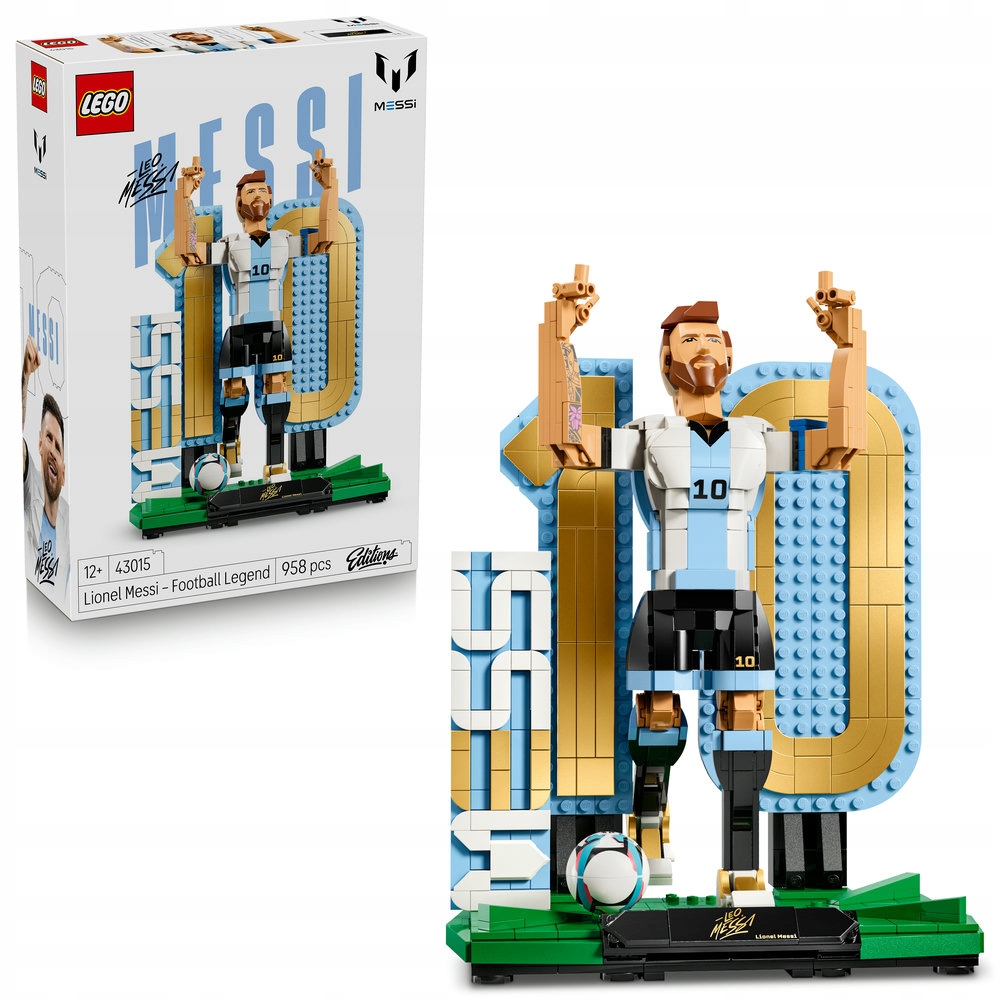 Lego Editions 43015 Lionel Messi Fotbalová legenda