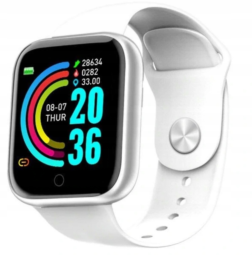 Okosóra smartband férfi női univerzális sport karóra L18s fehér