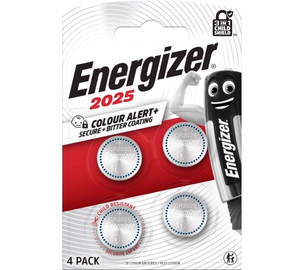 Baterie Energizer Secure Child 3v1 Cr 2025 4 kusů