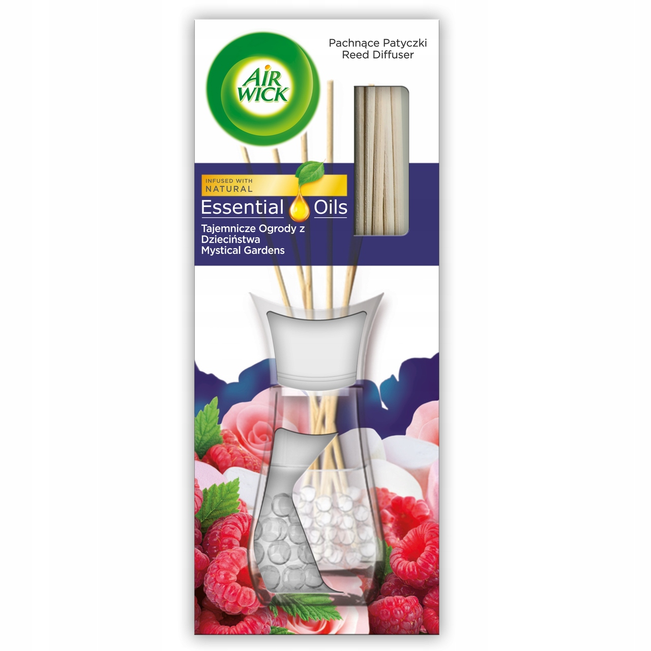 

Air Wick Pachnące Patyczki Malina Róża Pianki 25ml