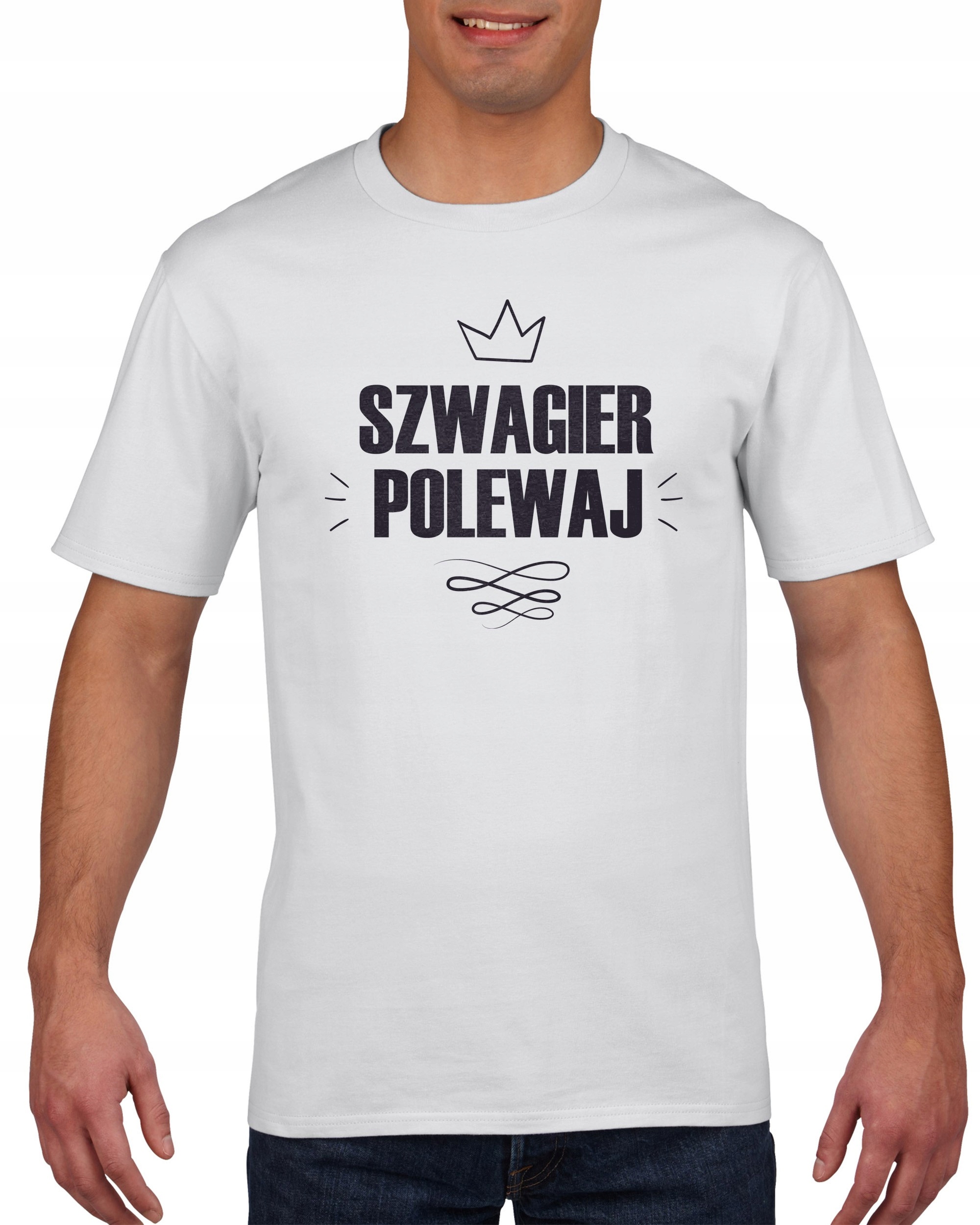 

Koszulka męska Szwagier Polewaj L