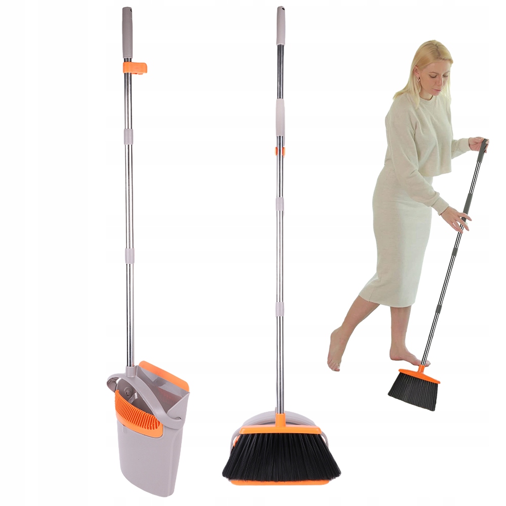 Levně Sada Na Zametání Smetáku Lopatka 2W1 Diy Skládací