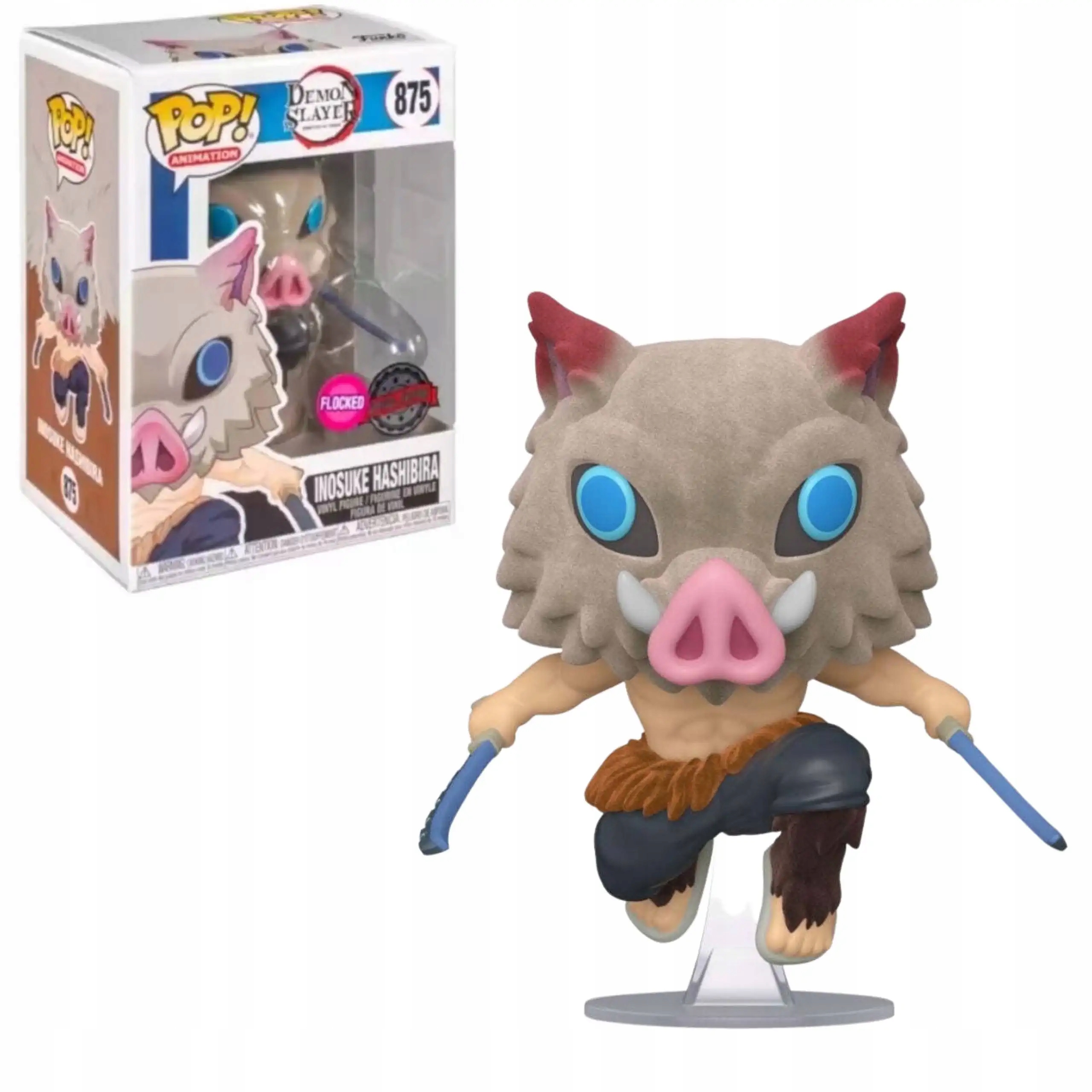 Funko Pop! Demon Slayer Kimetsu no Yaiba Inosuke Hashibira Masked (Flocked