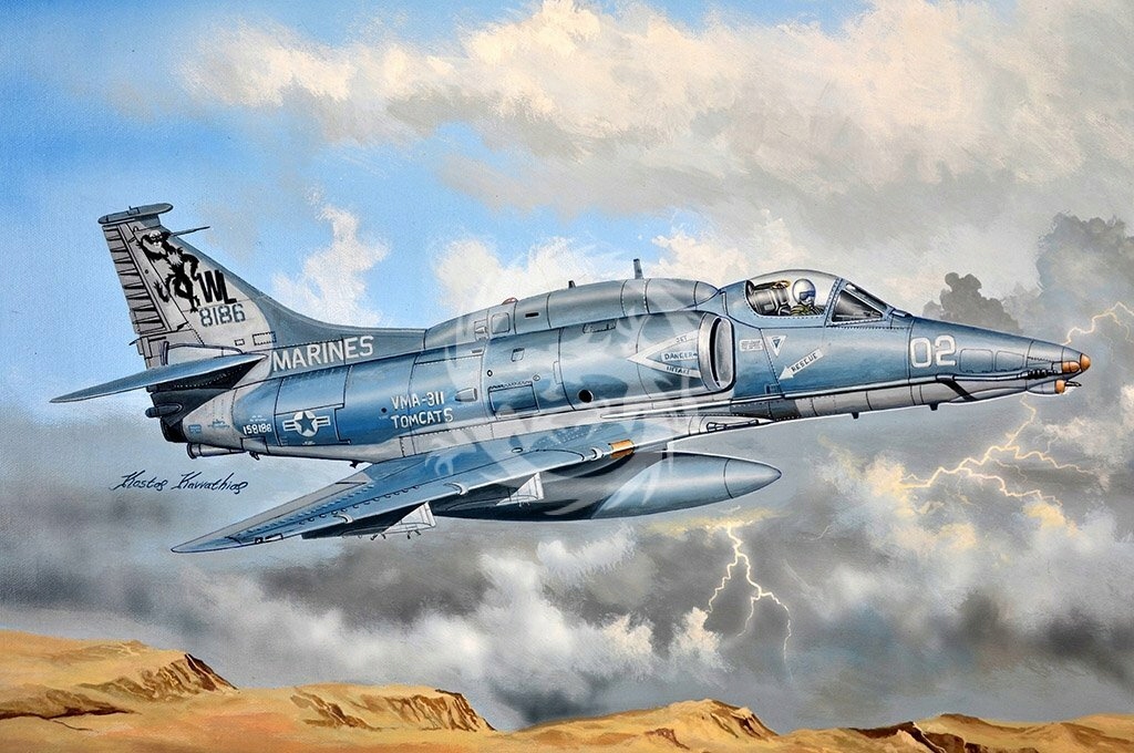 A-4M Skyhawk HobbyBoss 87256 v měřítku 1/72