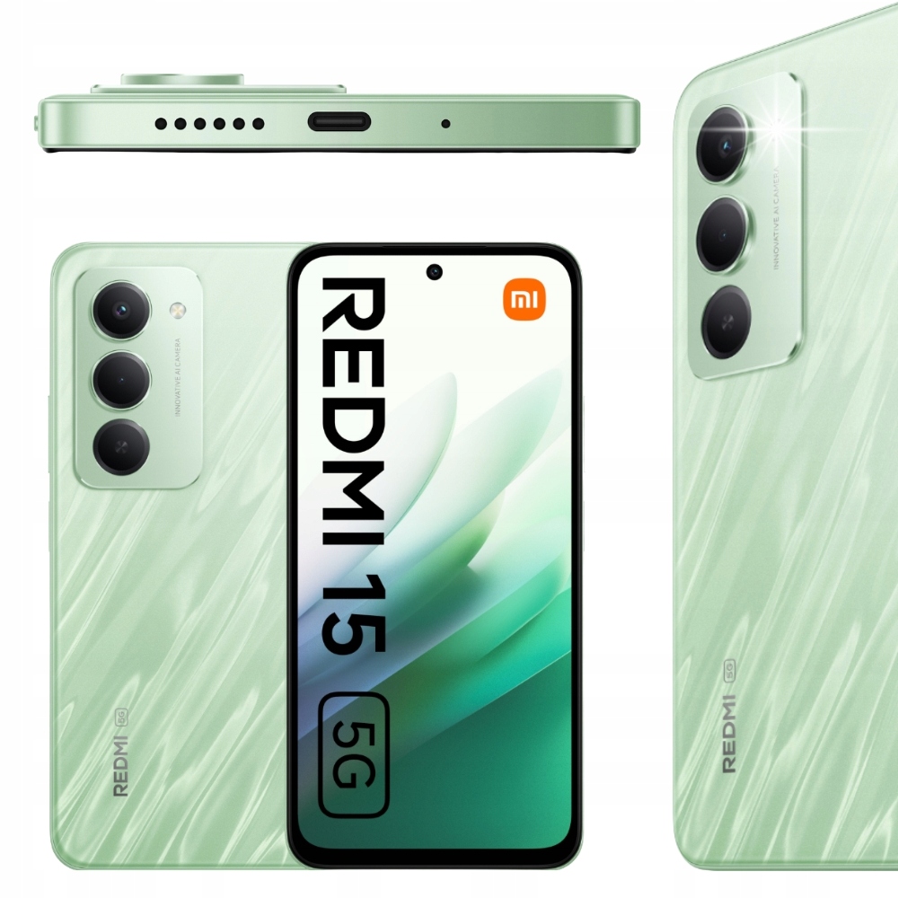 Smartphone Xiaomi Redmi 15 8/256 Gb 5G zelený