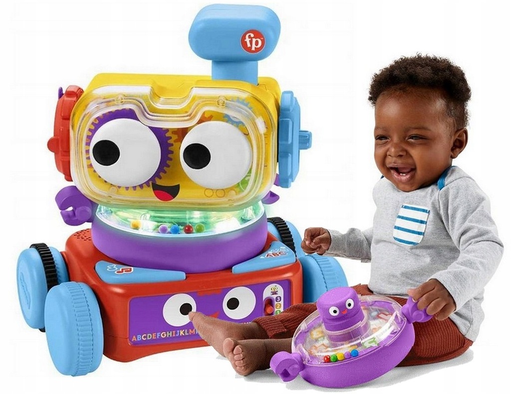 FISHER PRICE TEACHING FRIEND ROBOT 4in1 Educational Toy для малюка +6m