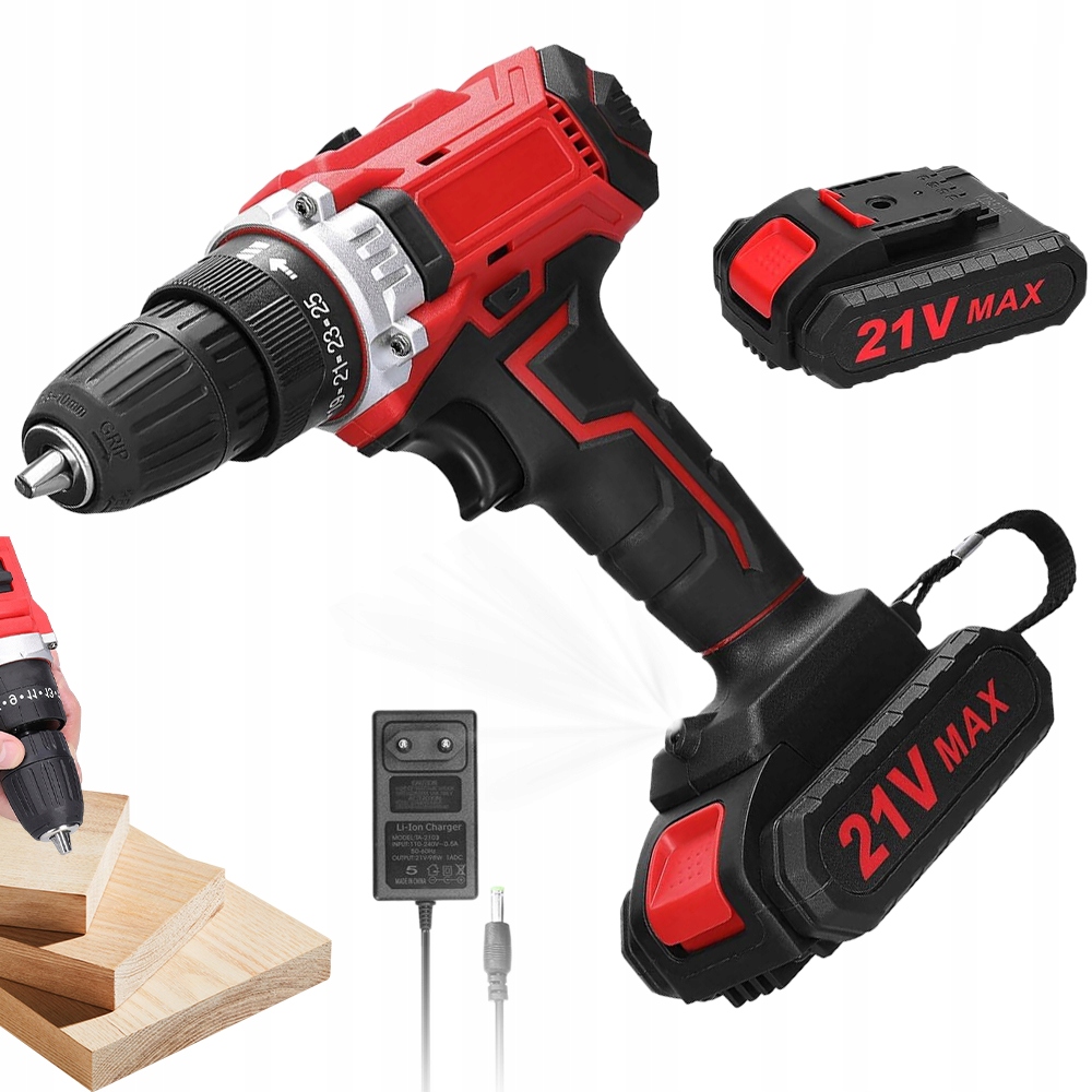 Elektrická Vrtačka S Protiskluzovou Rukojetí A Led Osvětlením